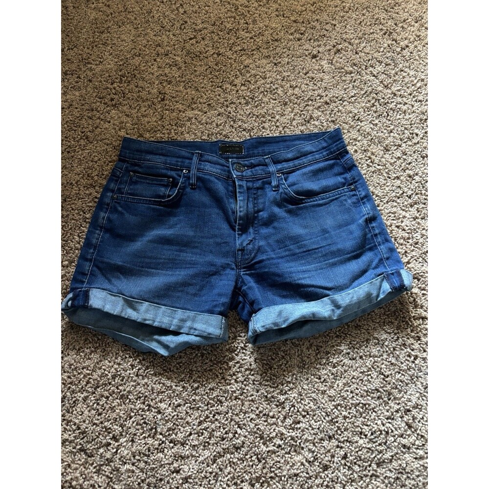 mother Cuffed jean shorts 26 Dark 3 In Inseam